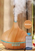 Resim ALFAGİFT 500 ml Uzaktan Kumandalı Uyumlu LED Aroma Difüzör ve Ultrasonik Hava Nemlendirici 