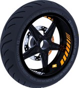 Resim Gp Racing Limon Sarısı İç Jant Şeridi Sticker Çınar Extreme Çınar Extreme