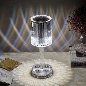 Resim Bylamp FW-06 Şarjlı Kristal Led Masa Lambası 