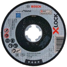Resim Bosch X-Lock 115x2.5 Expert For Metal Düz Kesici Disk 