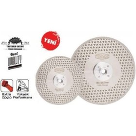 Resim Tomax Elmas Kesici Elektrolize Flanşlı 180 Mm 