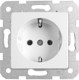 Resim Viko Linnera/rollina Beyaz Topraklı Priz Çerçevesiz - 90440008 