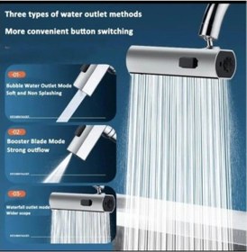 Resim Büro Ev Lavabo Aparatı İçin 360 Döner Musluk Başlığı Diğer 