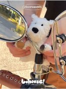 Resim Youtek Motor Ve Elektrikli Bisiklet İçin Manyetik Çıkarılabilir Köpek Desenli Dekoratif Aksesuar Siyah Köpek Dışında Yedek Mıknatıs 1 Çift 