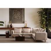 Resim S Home Design Concept Luna 5 Modül Babyface Köşe Koltuk, Kırık Beyaz 270x270 cm 