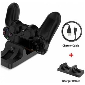 Resim Dobe PS4 Uyumlu Şarj İstasyonu Çift Kol Joystick 