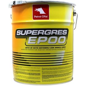 Resim Petrol Ofisi Süper Gres Ep 00 Lityum Sabunlu Performanslı Gres 15 KG 