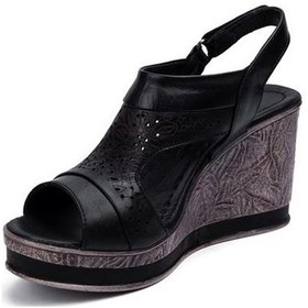 Resim Venüs 2015707y Dolgu Topuk Hafif Deri Kadın Sandalet 001 