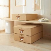 Resim 3'lü Büyük Boy Jüt Destekli Hurç Set 55 X 70 X 18 Cm Ocean Home Textile