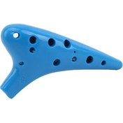 Resim Hepta Collection Valkyrie Ocarina 12 Delik Ocarina Alto C Ocarina Flüt Ocarina Sualtı Müzik Nefesli Enstrüman mavi 
