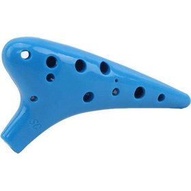 Resim Hepta Collection Valkyrie Ocarina 12 Delik Ocarina Alto C Ocarina Flüt Ocarina Sualtı Müzik Nefesli Enstrüman mavi 