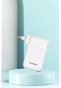 Resim Torima TRM-1027 20000 mAh Hızlı Şarj Dijital Göstergeli Powerbank Beyaz 