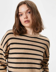 Resim Triko Kazak Bisiklet Yaka Uzun Kollu Akrilik Karışımlı 