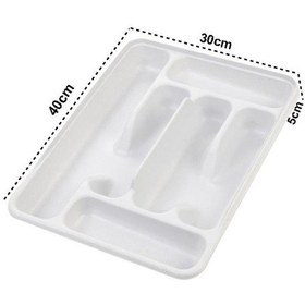 Resim Moonstar Çekmece İçi Kaşıklık 6gözlü Çatal Bıçak Organızer 40x30cm-kş-170 001 