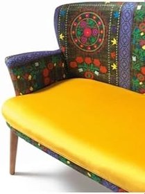 Resim Ikili Balkon Koltugu -bekleme Koltugu -misafir Koltuğu -çay Seti Koltugu-ahşap Iskelet 