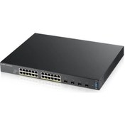 Resim Xgs2210 28Hp 24 Port Gbe L2 Poe Switch With 10Gbe Uplink 