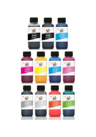 Resim QC Epson Stylus Pro WT7900 Designer Edition Uyumlu Yazıcı Mürekkep Seti 100ml 11 Renk 