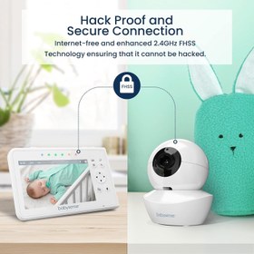 Resim Video Bebek Monitörü, 4.3 İnç Split Ekran, 2 Kamera, PTZ Fonksiyonu, Gece Görüşü, İki Yönlü İletişim 
