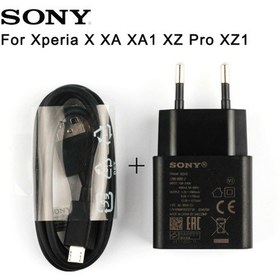 Resim Sony 2.0A Hızlı Şarj Cihazı + Micro Usb Kablo 