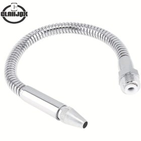 Resim ePathChina 3/8 İnç Esnek Metal Soğutucu Hortum Yuvarlak Nozul ile, Ayarlanabilir 400-700mm Yağ Su Soğutma Borusu CNC/Freze/Torna Tezgahı için - Endüstriyel Sınıf Diğer Metal Malzemeler 