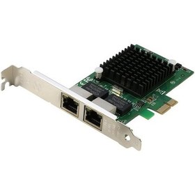 Resim Keepro PCIe Dual 10/100/1000 Intel 82575 Chipset Ethernet Kartı 