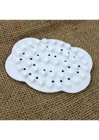 Resim Vantuzlu Katı Sabunluk Beyaz 