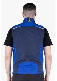 Resim Softshell Yelek Lacivert - Saks Mavi 