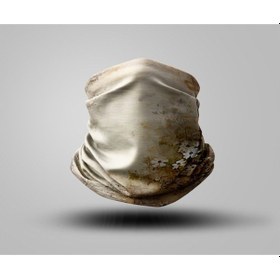 Resim Vintage Tasarımlı Motorcu Buff Maske Outdoor Boyunluk Unisex Bandana Siyah 