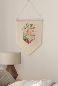 Resim Salon Duvar Dekoru, Pinterest Oda Dekoru, Sanat Serisi, Kanvas Flama Askılı Duvar Örtüsü NO:436 - Renkli - 4 / 70 x 100 