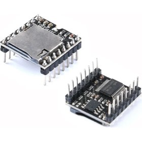 Resim Alkatronik DFplayer MP3-TF-16P Ses Müzik Mini Mp3 Wav Wma Çalma Kartı 