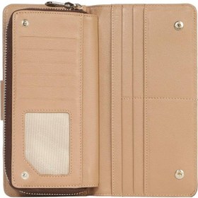 Resim Cengiz Pakel Monogram Kadın Büyük Boy Mıknatıslı Cüzdan/portföy 65104p - Kahve/vizon 65104p-kahve-toprak Çok Renkli 