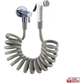 Resim Plasyay Spiral Taharetmatik Gri 1.5 Metre Beyaz - Gri 