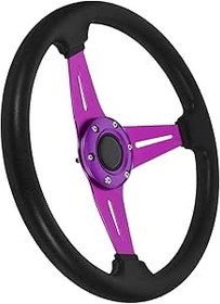 Resim YARNOW Yarış Oyunu Kart Ve Atv Için Yedek Direksiyon Simidi Daha Iyi Ve DIY Kurulumu Için Konforlu Alüminyum Alaşım Direksiyon Simidi 