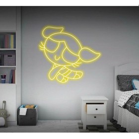 Resim Twins Led Power Puff Girls Bubbles Figürlü Neon Tabela Gün Işığı Model:model:65073366 Gün Işığı 