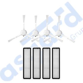 Resim Dreame L20 Ultra Uyumlu 4 Yan Fırça 4 Filtre 2 Mop Pkt-iasgf0001438 
