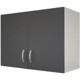 Resim Asia Mutfak Üst Modül 80 Cm Antrasit 