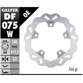 Resim Honda Nc 700 Dc Integra Arka Fren Diski 240 Mm 2012-2013 Galfer Dalgalı Sabit Disk 