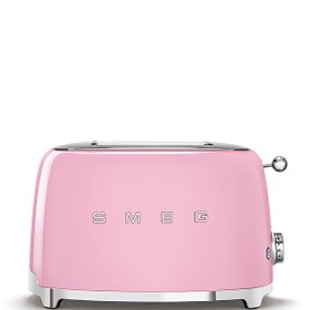 Resim Smeg TSF01PKEU 2x2 Pembe Ekmek Kızartma Makinesi 