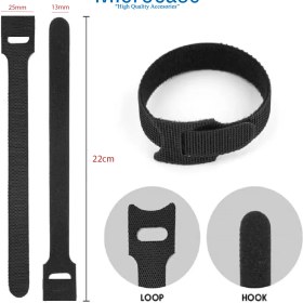 Resim Microcase Cırt Cırt Kablo ve Malzeme Düzenleyici 13MM x 220MM - AL5267 