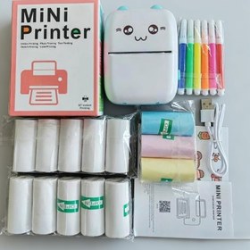 Resim 13 Rulo Kağıt ile Mini Termal Yazıcı, USB Şarj Edilebilir, Fotoğraf & Etiket Baskısı, Seyahat & Ev Kullanımı için İdeal, Kablosuz Bağlantı, Taşınabilir Tasarım, Siyah Beyaz Çıkış, Lityum Pil, Seyahat Yazıcısı | Kompakt Yazıcı | Dayanıklı Yazıcı 