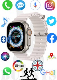 Resim Bunnys Reeder P13 Blue Max Uyumlu Akıllı Saat Konuşma Özellikli Watch 8 Ultra 49MM AMOLED EKRAN 