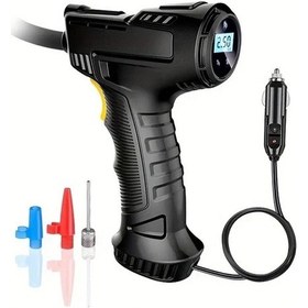 Resim Lastik Şişirme Taşınabilir Araç Hava Pompası, Elektrikli Lastik Şişirme Pompası, Evrensel Araç Hava Pompası 