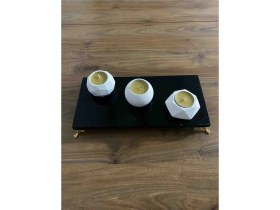 Resim Mermer Sunum Taşı & Yağdanlık Standı 