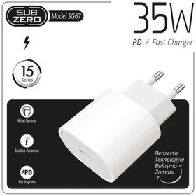 Resim Subzero SG67 35 Watt Pd Hızlı Şarj Başlıgı 