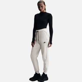 Resim Nike Sportswear Tech Fleece Mid-Rise SS25 Kadın Pantolon 