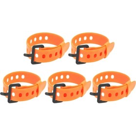 Resim Ruseaao Kauçuk Gerilim Kayışı Spor Su Şişesi Kompakt Bağlar S Turuncu (Yurt Dışından) 