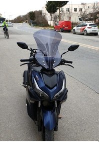 Resim Motocam Abush Benice A-150 Ön Cam 2023-2026 Model 54cm Füme Renkli Sportif Model 