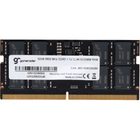Resim Gameraider GR325600S46 32 GB (1x32GB) 5600 MHz CL46 DDR5 Notebook RAM - Bulk 