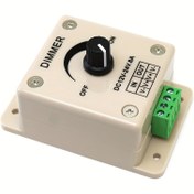 Resim Yüksek Kaliteli LED Şerit Işık Dimmeri - Adım Adım Parlaklık Kontrolü, DC12-24V 8A, Kolay Kurulum, Tek Renkli Işıklar & Şeritler İçin 