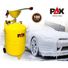 Resim PAX 100 Litre Köpük Tankı Köpük Püskürtme 10 Metre Hortum Tabancalı 